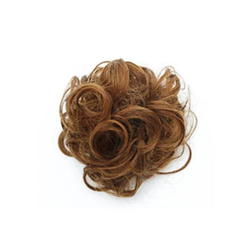 Messy Bun Fake Hair Scrunchie by Bowlift