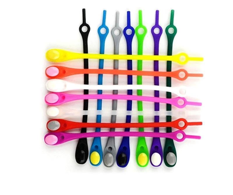 NoTie - 12 Silicone Elastic No Tie Shoe Laces by Bowlift