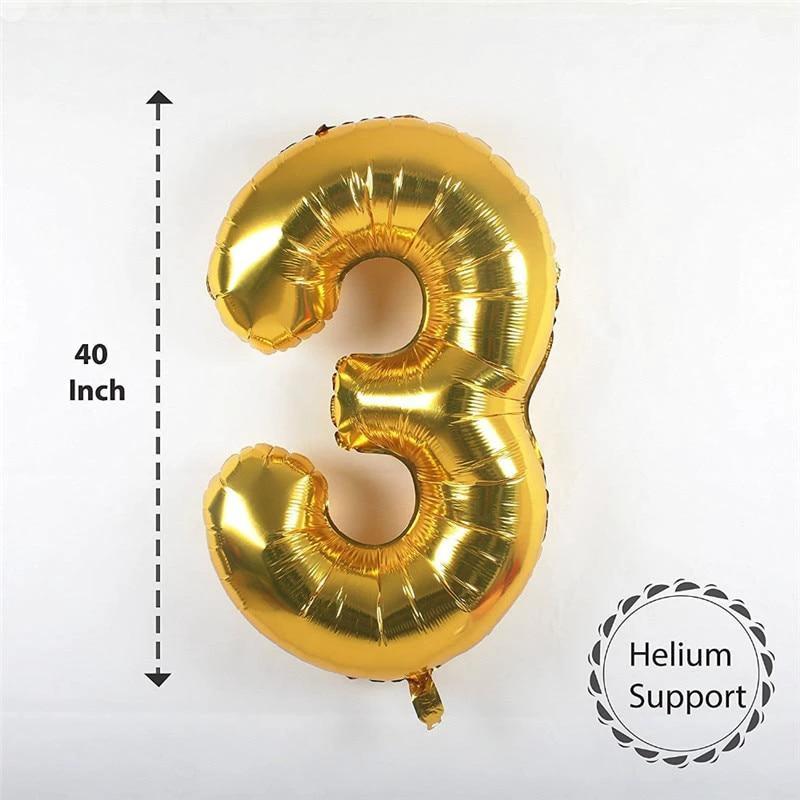Large Helium Birthday Balloons by Bowlift