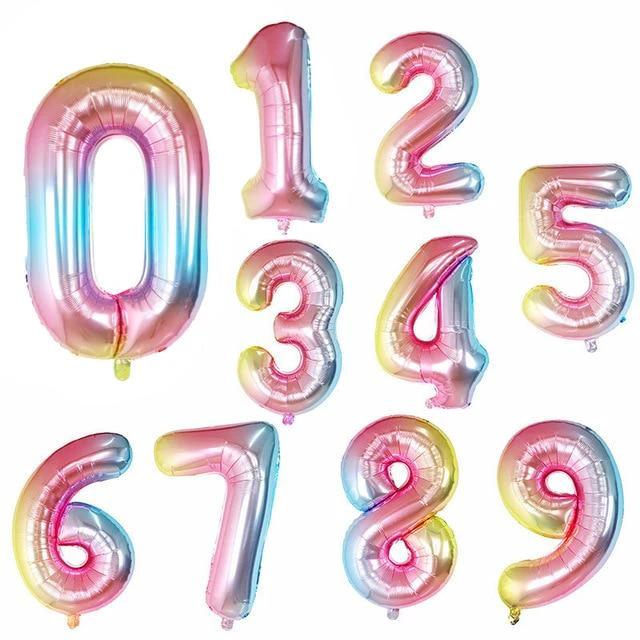 Large Helium Birthday Balloons by Bowlift