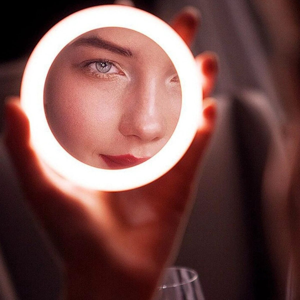 LED Mini Compact Mirror by Bowlift