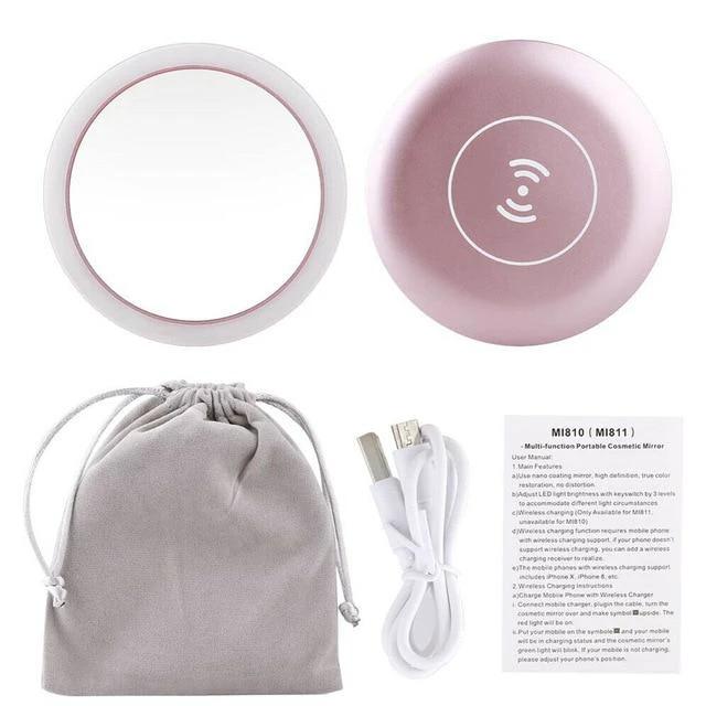 LED Mini Compact Mirror by Bowlift
