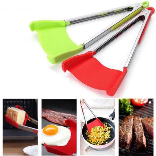 Spato - 2 in 1 Non-Stick Spatula-Tongs by Bowlift
