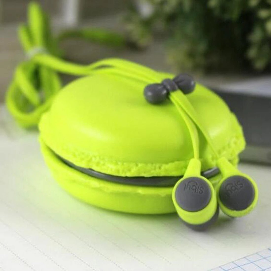Macaron Earphones - with Case by Bowlift