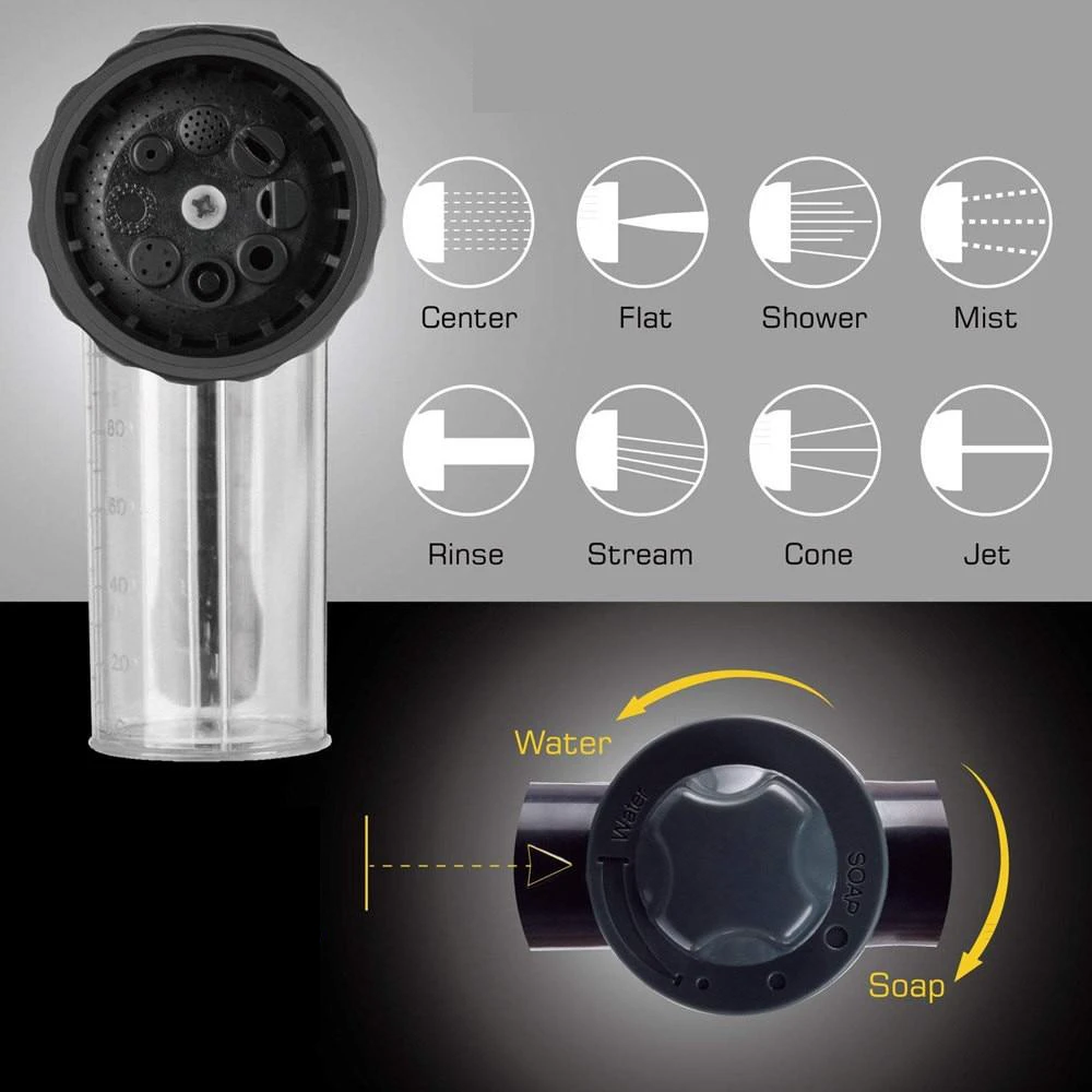 Portable Soap Dispensing High Pressure Hose Connector by Bowlift