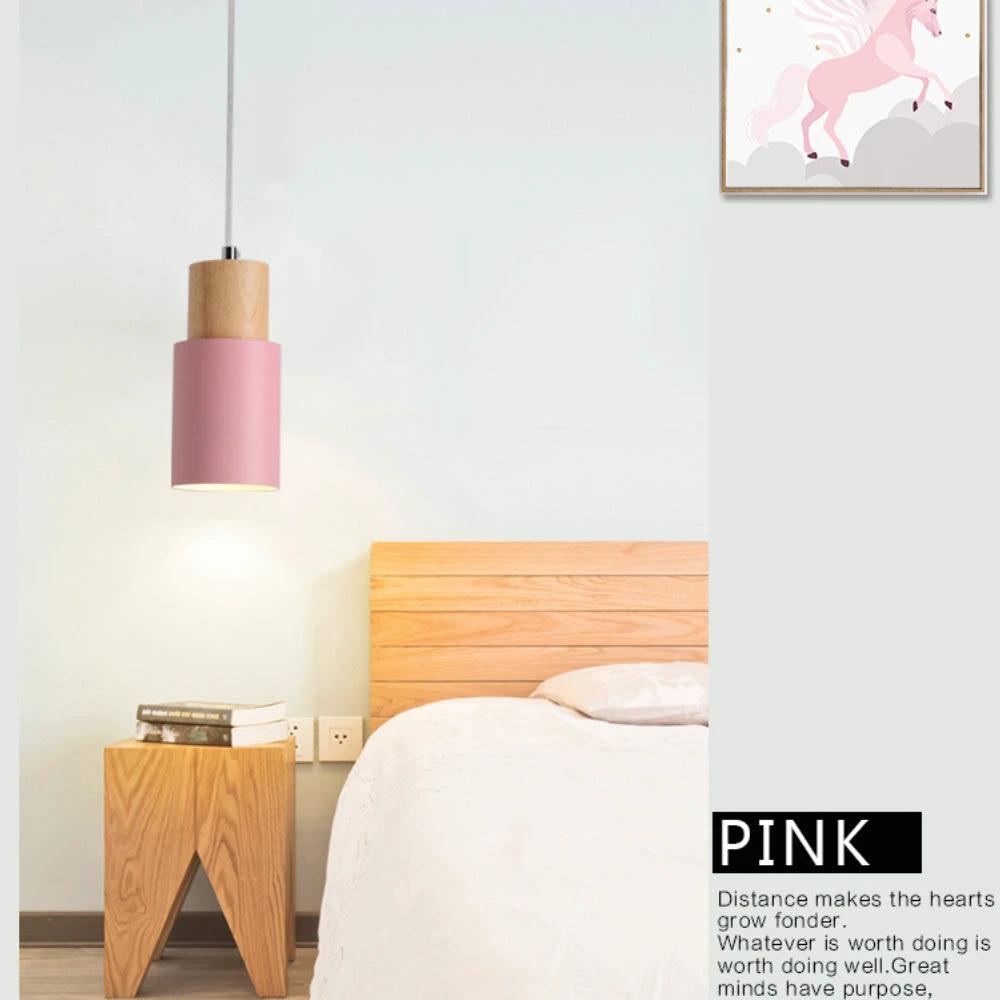 Designer Nordic Wood Base Pendant Lamp by BowLift