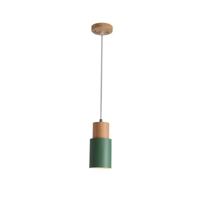 Designer Nordic Wood Base Pendant Lamp by BowLift