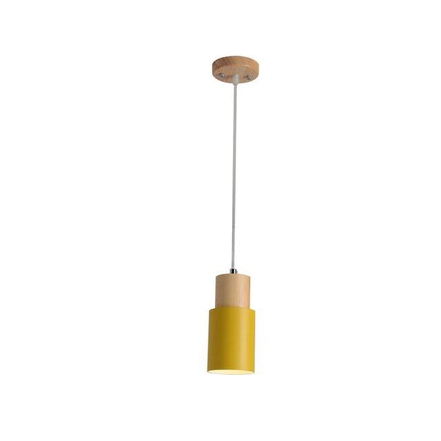 Designer Nordic Wood Base Pendant Lamp by BowLift