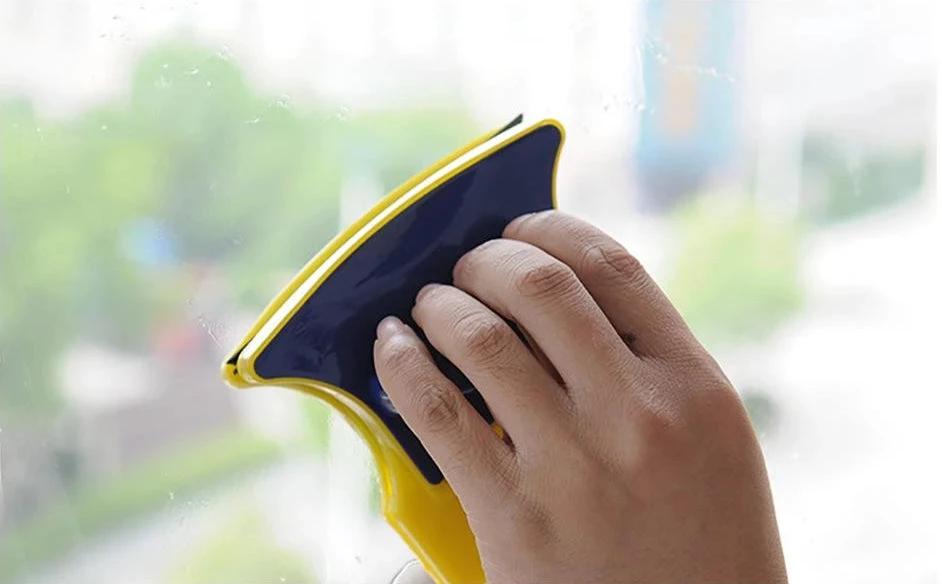 MagnaKlean - Double Sided Glass Cleaning Magnetic Brush by Bowlift