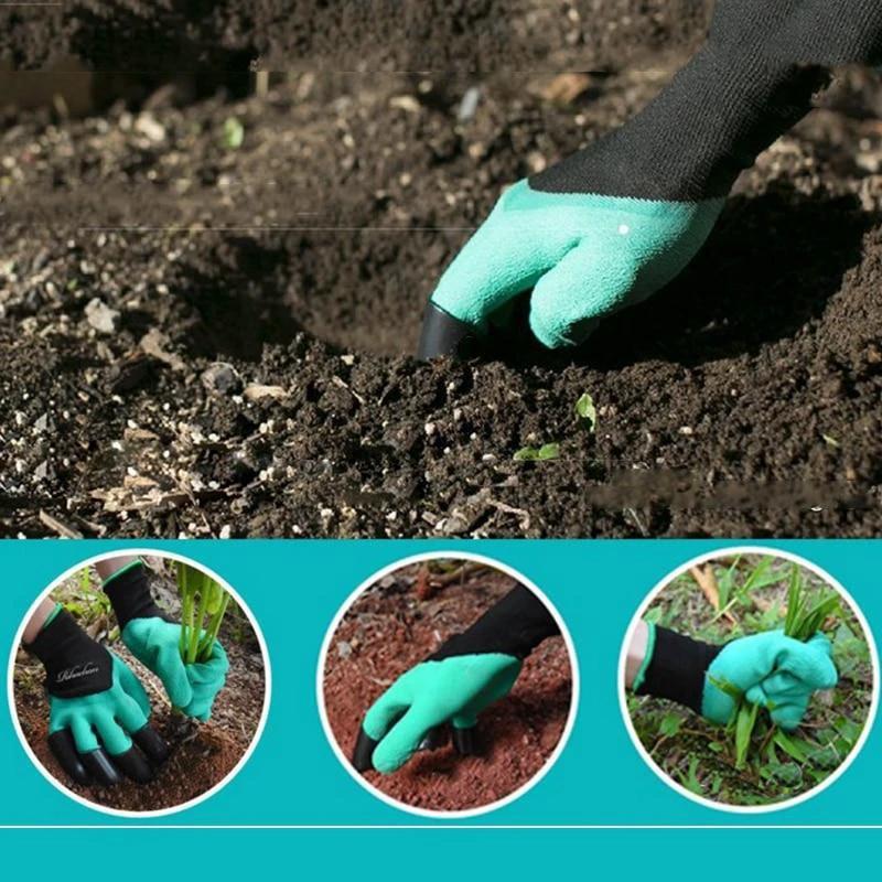 Garden Gloves with Digging Claws by Bowlift