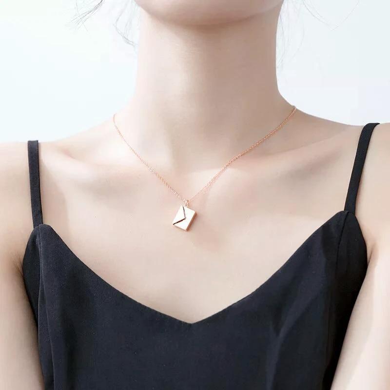 Love Letter Pendant Necklace by Bowlift