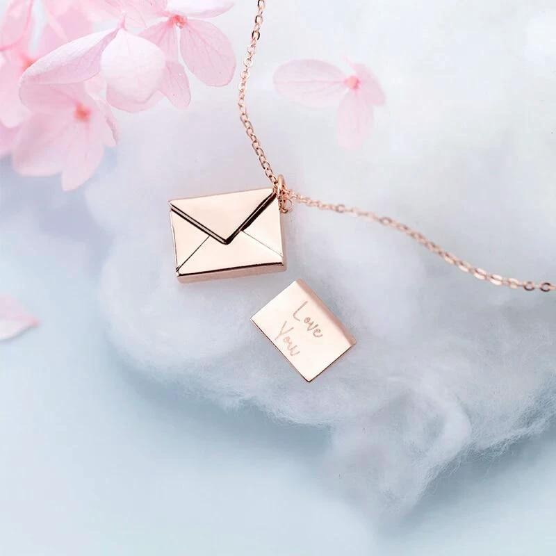Love Letter Pendant Necklace by Bowlift