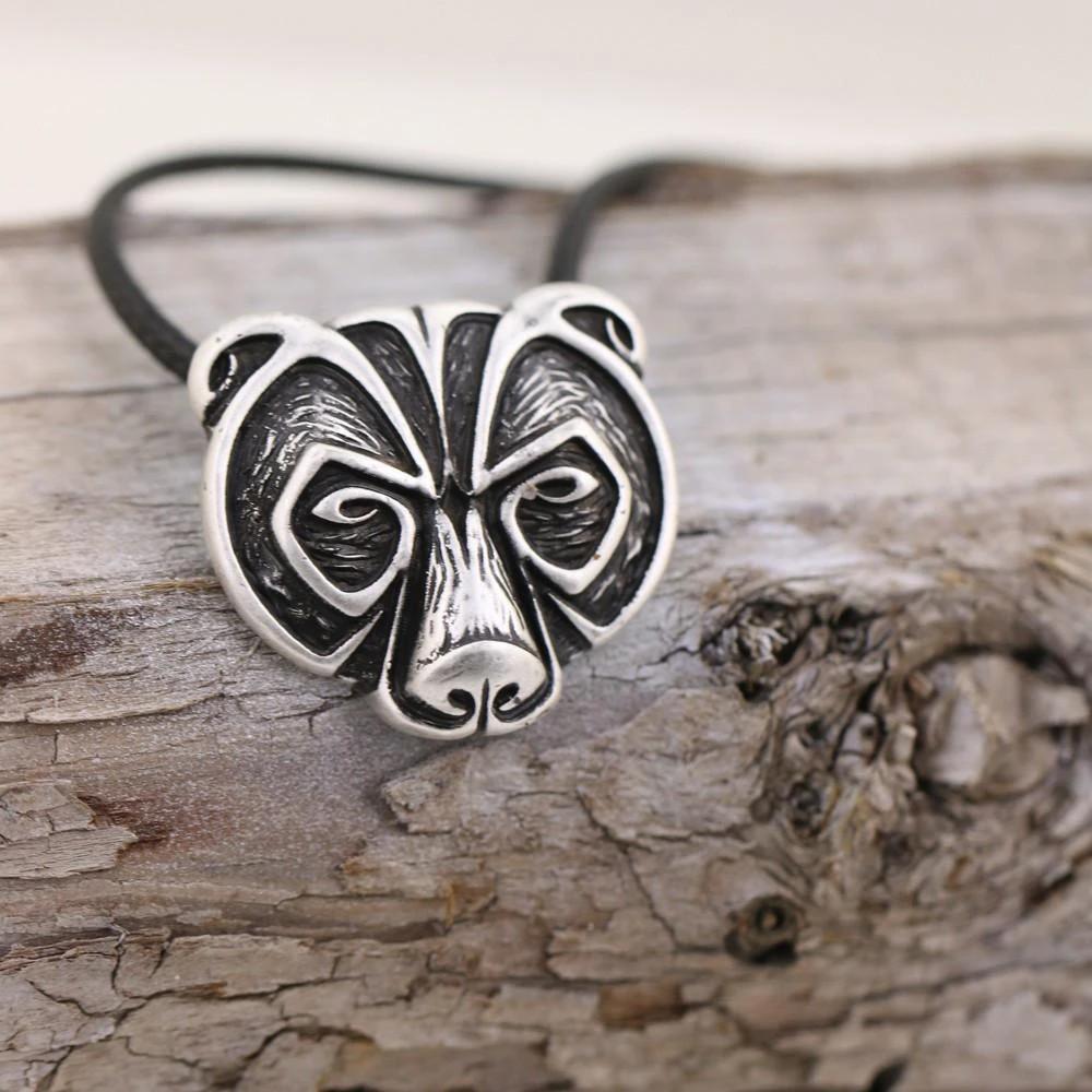 Norse Bear Amulet Necklace - Free Shipping by Bowlift