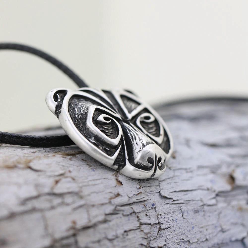 Norse Bear Amulet Necklace - Free Shipping by Bowlift