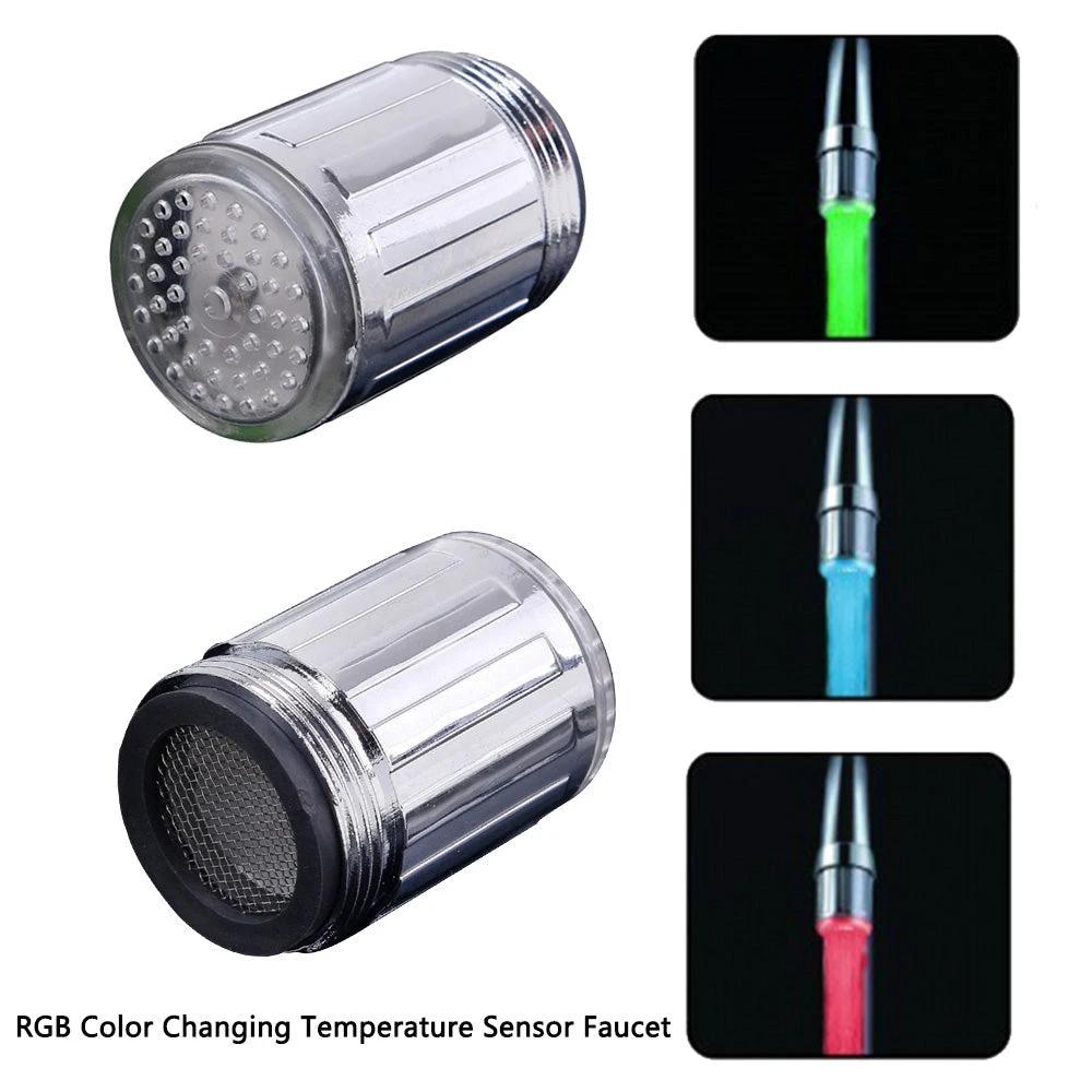Colorful Temperature Sensor Faucet Tap by BowLift