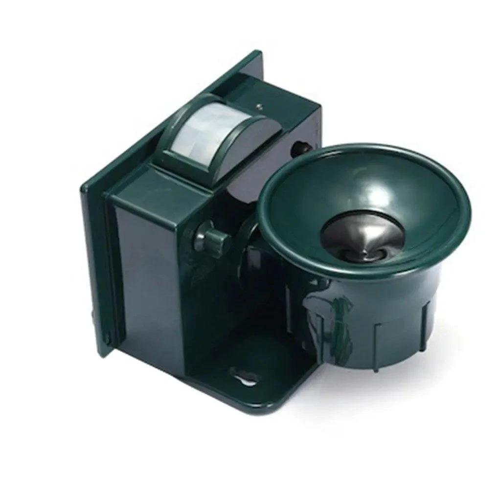 Bird deterrent and scarecrow with motion sensor for outdoor use by BowLift