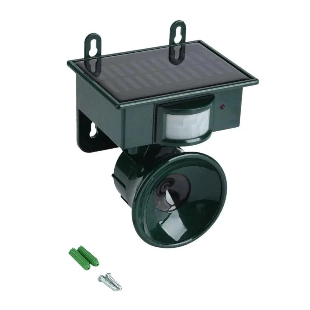 Bird deterrent and scarecrow with motion sensor for outdoor use by BowLift