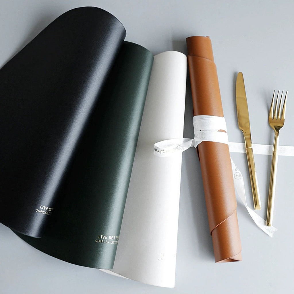 4 Colours Triangle Placemat Set by Bowlift