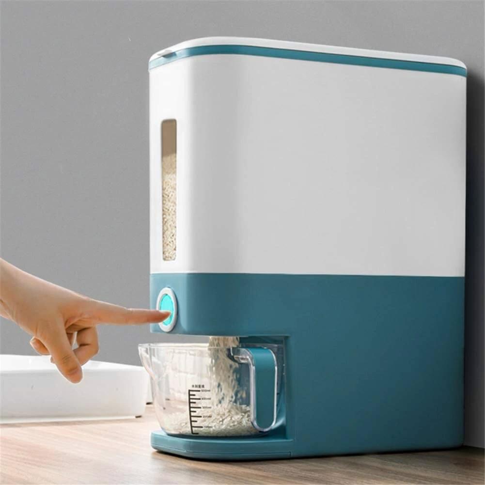 Pastel Moisture-Proof Grain Rice Dispenser by BowLift