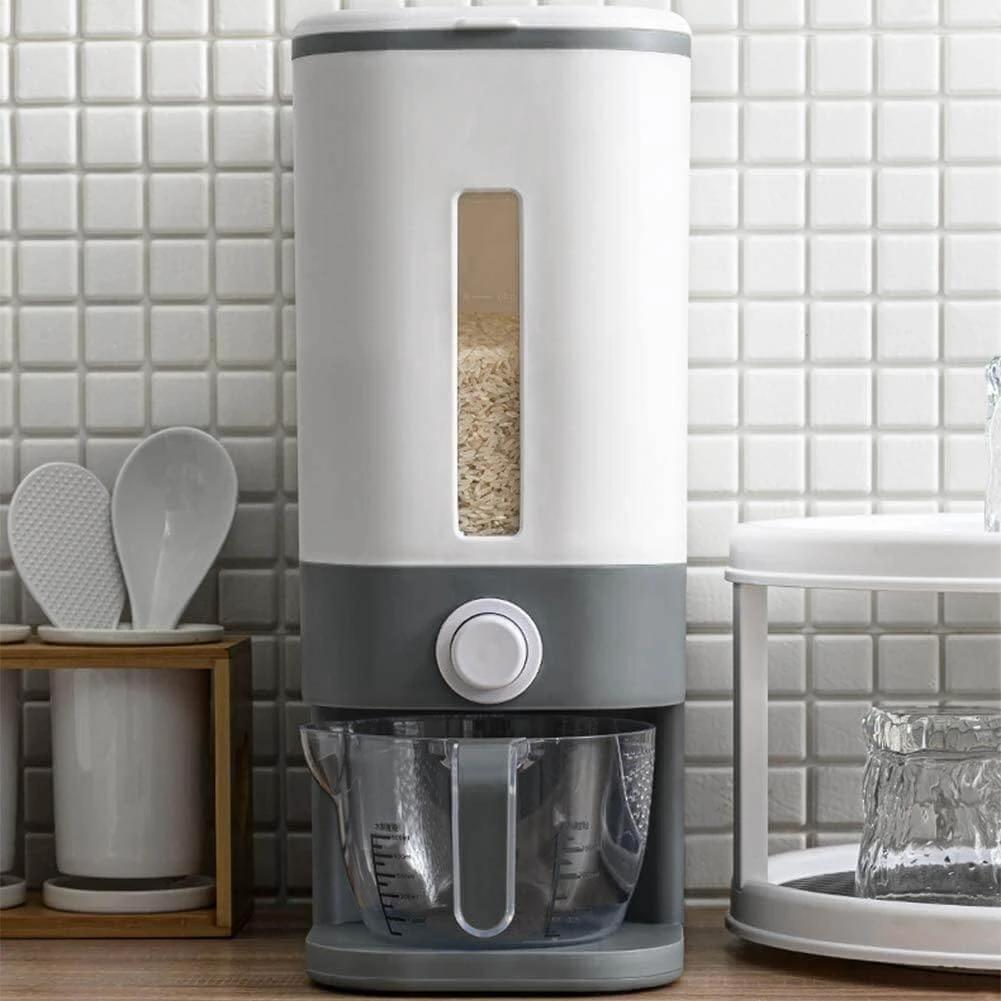 Pastel Moisture-Proof Grain Rice Dispenser by BowLift