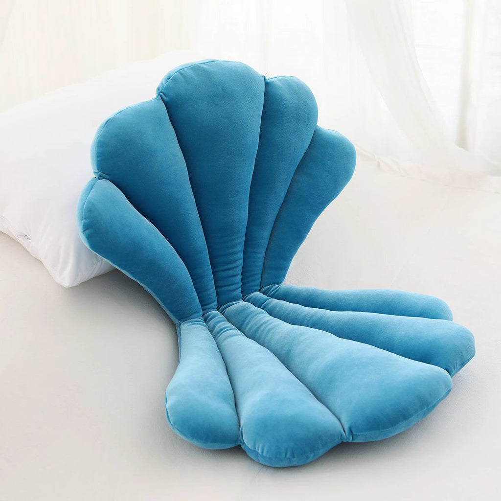 Velvet Shell Seat Cushion by Bowlift