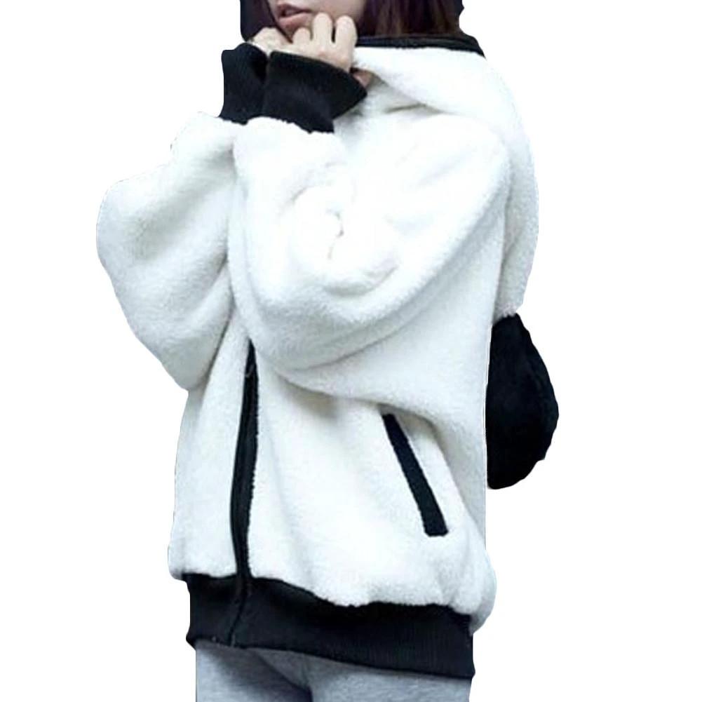 Fluffy Panda Hoodie by Bowlift