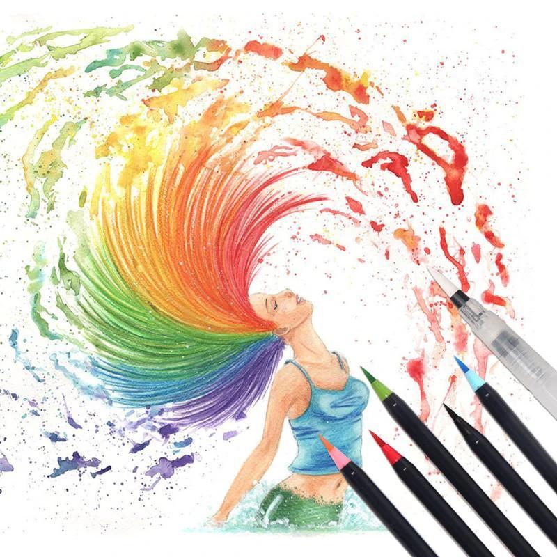 Monet - Watercolor Brush Pens (20 Piece Set) by Bowlift