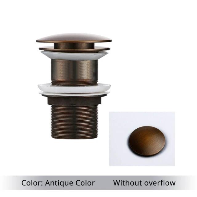 Polished Brass Bathroom Sink Drains by BowLift