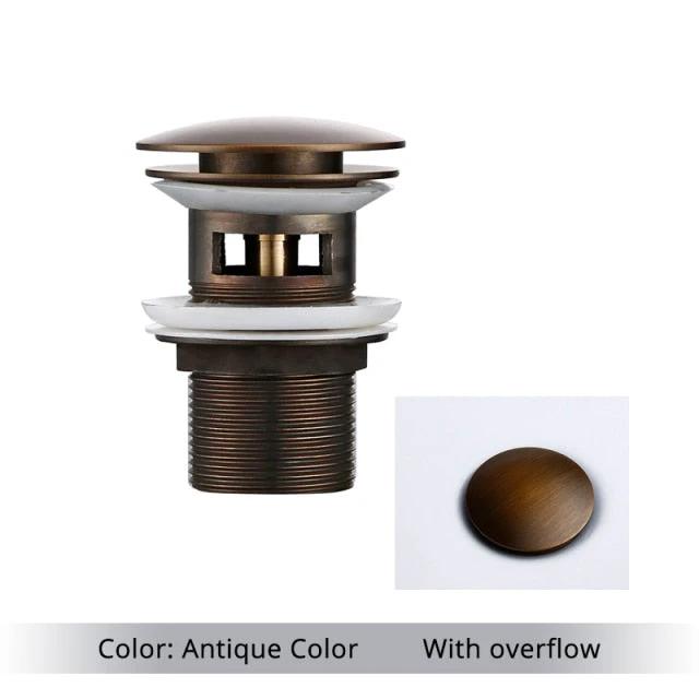 Polished Brass Bathroom Sink Drains by BowLift