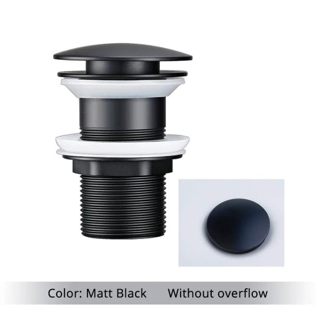 Polished Brass Bathroom Sink Drains by BowLift