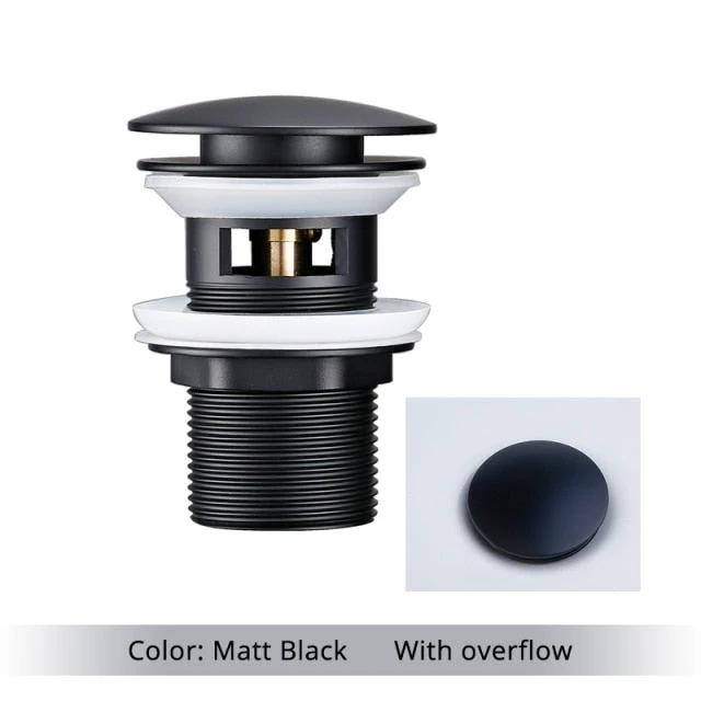 Polished Brass Bathroom Sink Drains by BowLift