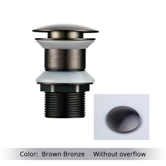 Polished Brass Bathroom Sink Drains by BowLift