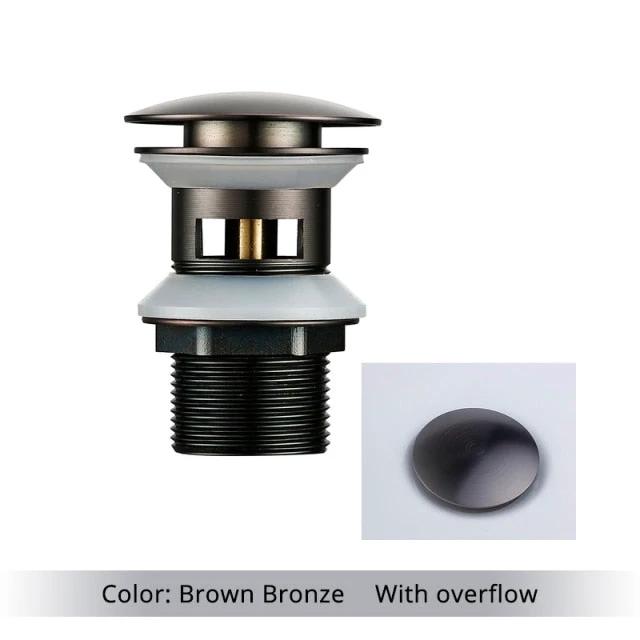 Polished Brass Bathroom Sink Drains by BowLift