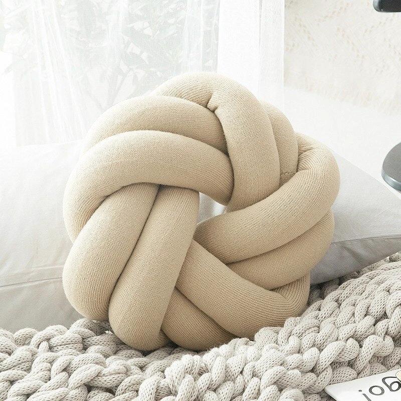 Knot Round Cushion by Bowlift