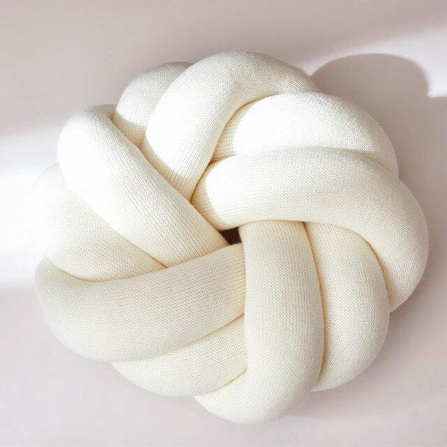 Knot Round Cushion by Bowlift