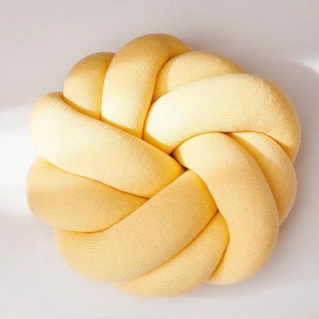 Knot Round Cushion by Bowlift