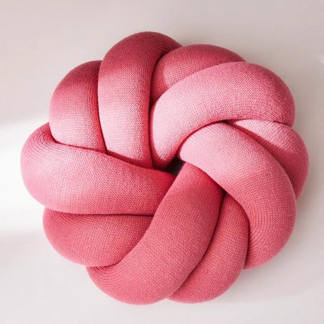 Knot Round Cushion by Bowlift