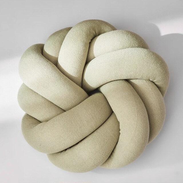 Knot Round Cushion by Bowlift