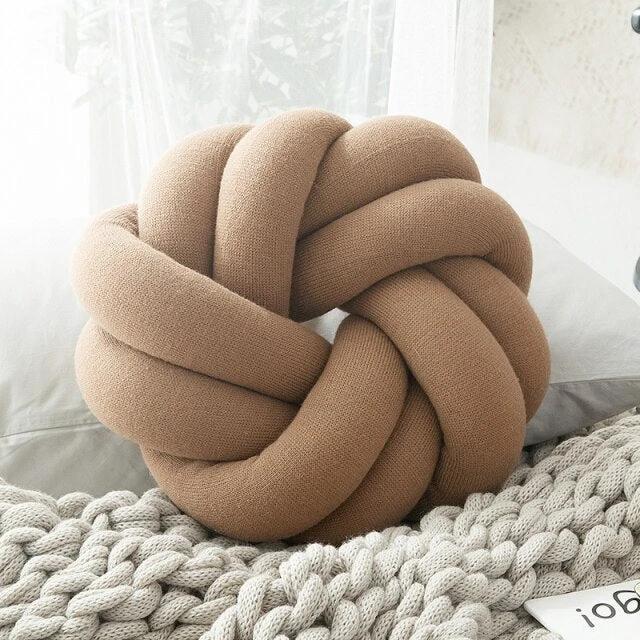 Knot Round Cushion by Bowlift