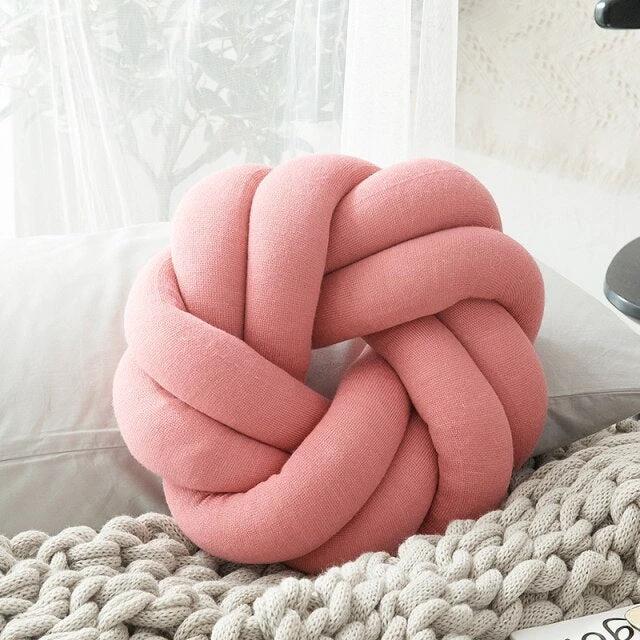 Knot Round Cushion by Bowlift