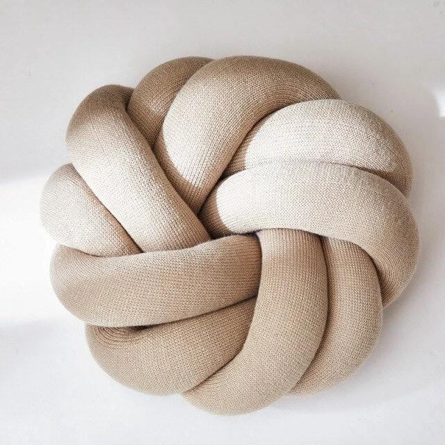 Knot Round Cushion by Bowlift