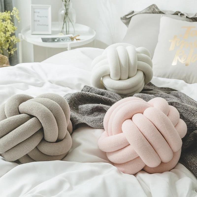 Knot Ball Cushion by Bowlift
