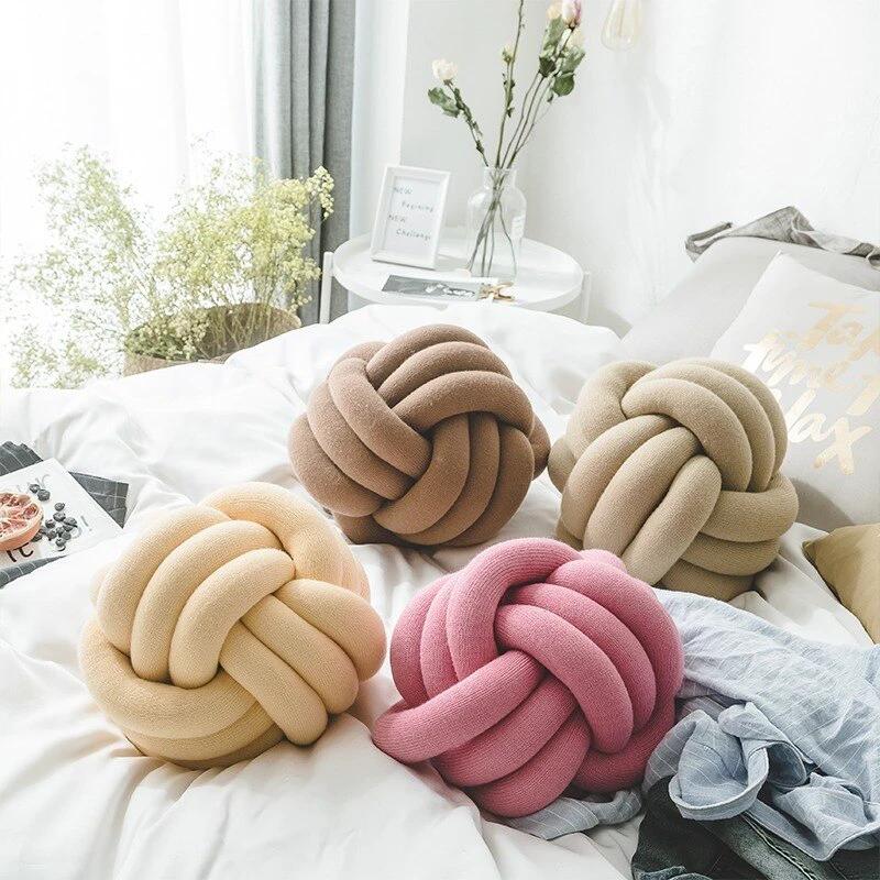 Knot Ball Cushion by Bowlift