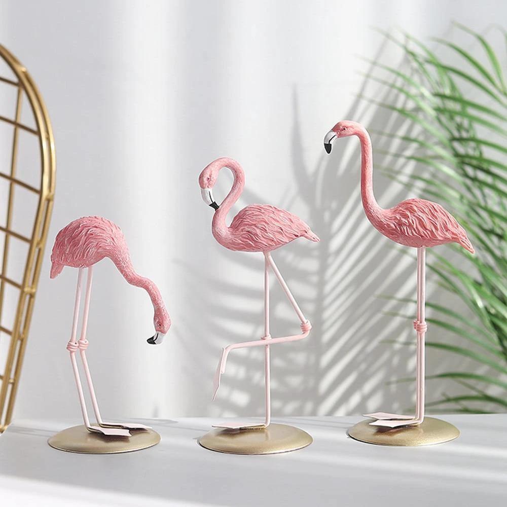 FlamingoGrace Elegant Flamingo Harbor Statue Bowlift by Bowlift
