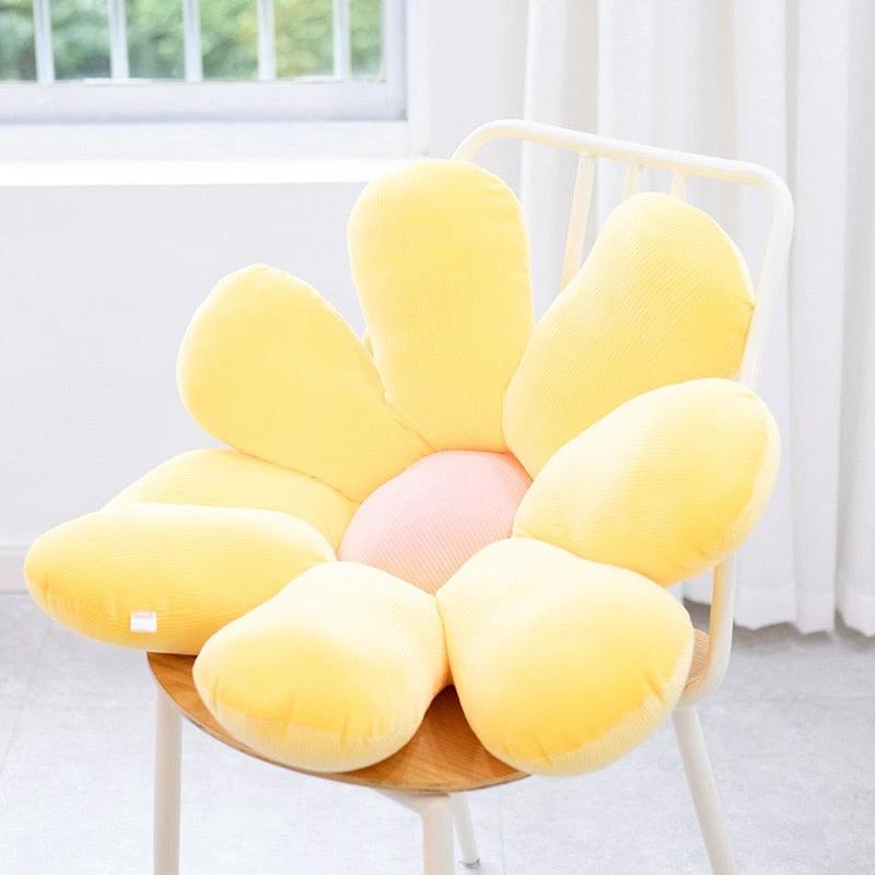 Fluffy Daisy Cushion by Bowlift