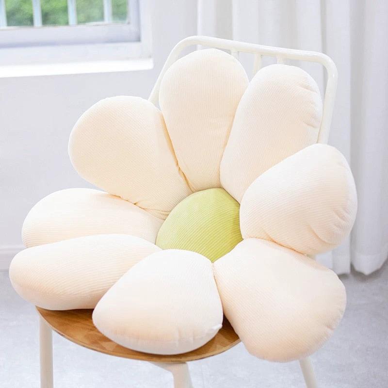 Fluffy Daisy Cushion by Bowlift