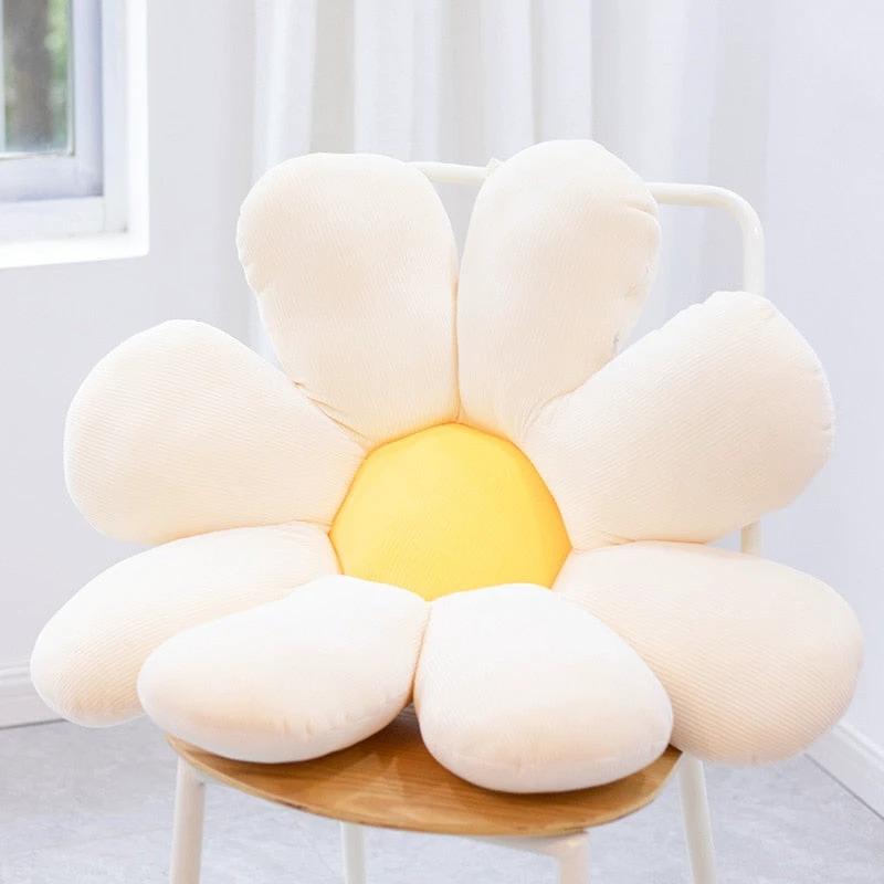 Fluffy Daisy Cushion by Bowlift