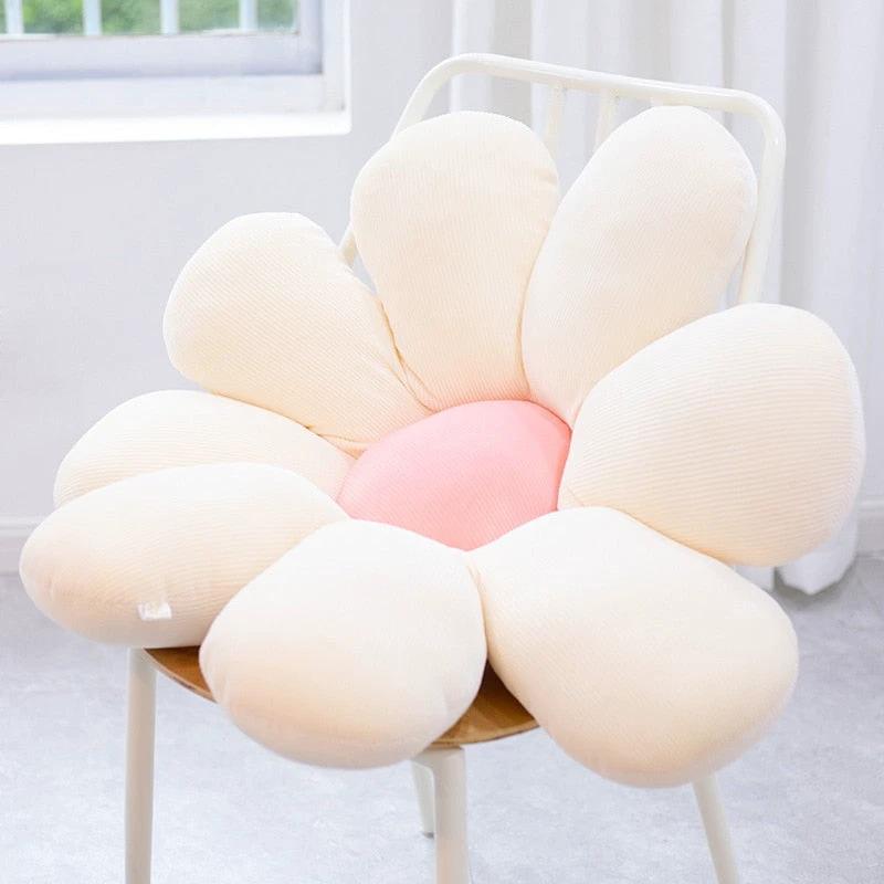 Fluffy Daisy Cushion by Bowlift