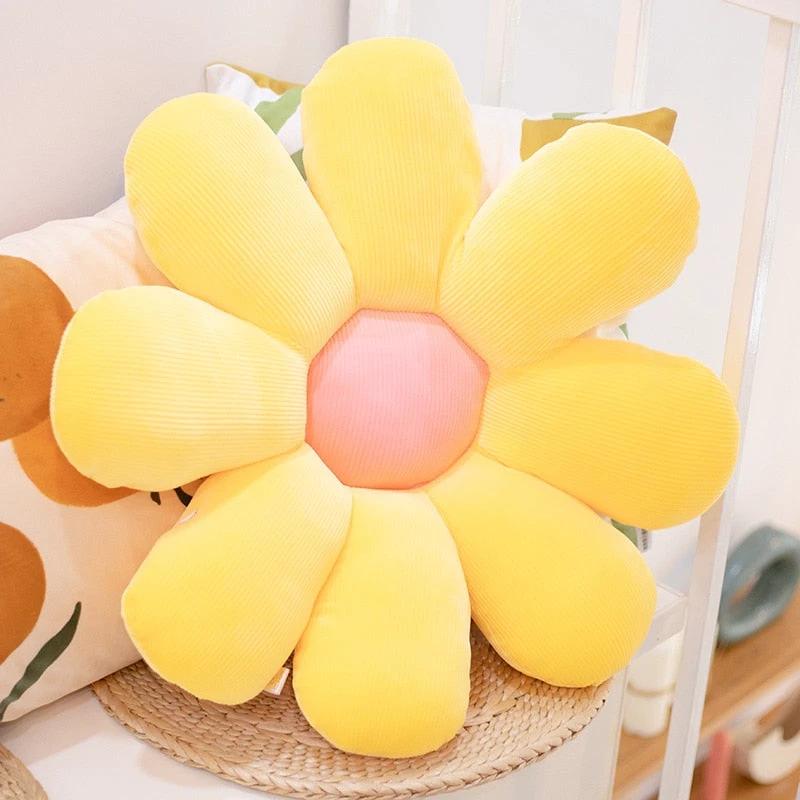 Fluffy Daisy Cushion by Bowlift