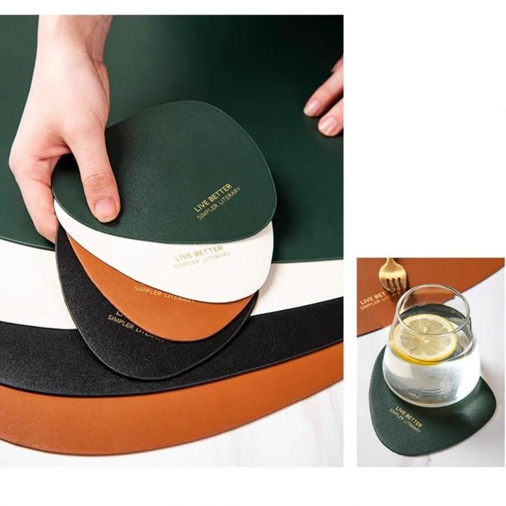 4 Colours Triangle Placemat Set by Bowlift
